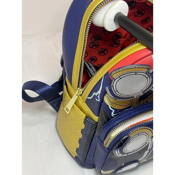 Loungefly Marvel Thor Love And Thunder Mini Backpack Wallet Set Womens Glow - Picture 13 of 16
